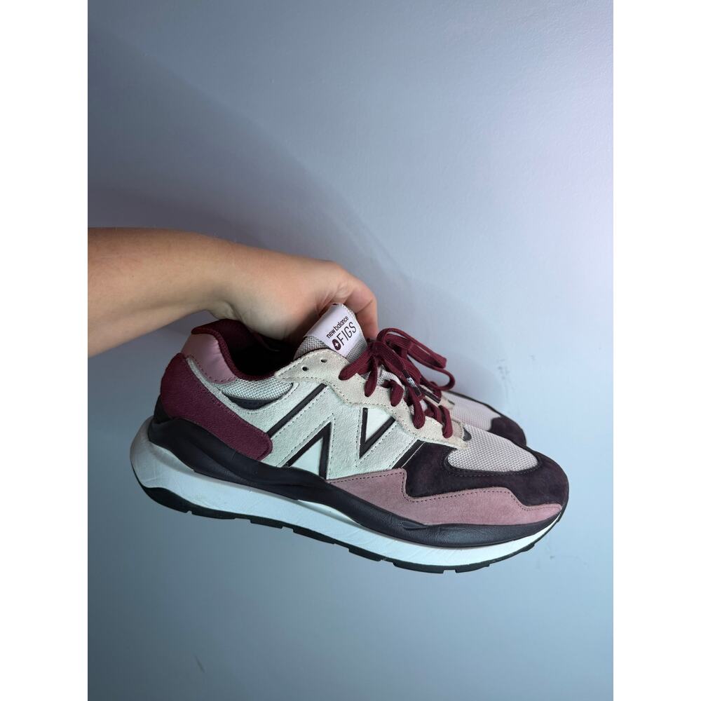 New Balance Women's Sneakers in Burgundy, Pink, White, and Gray